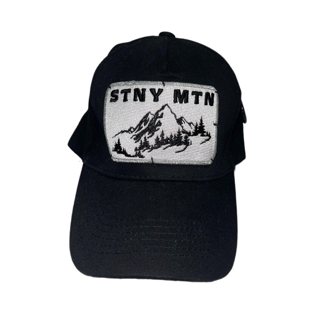 STNY MTN Mens Black Hat 710 STNY Pin
